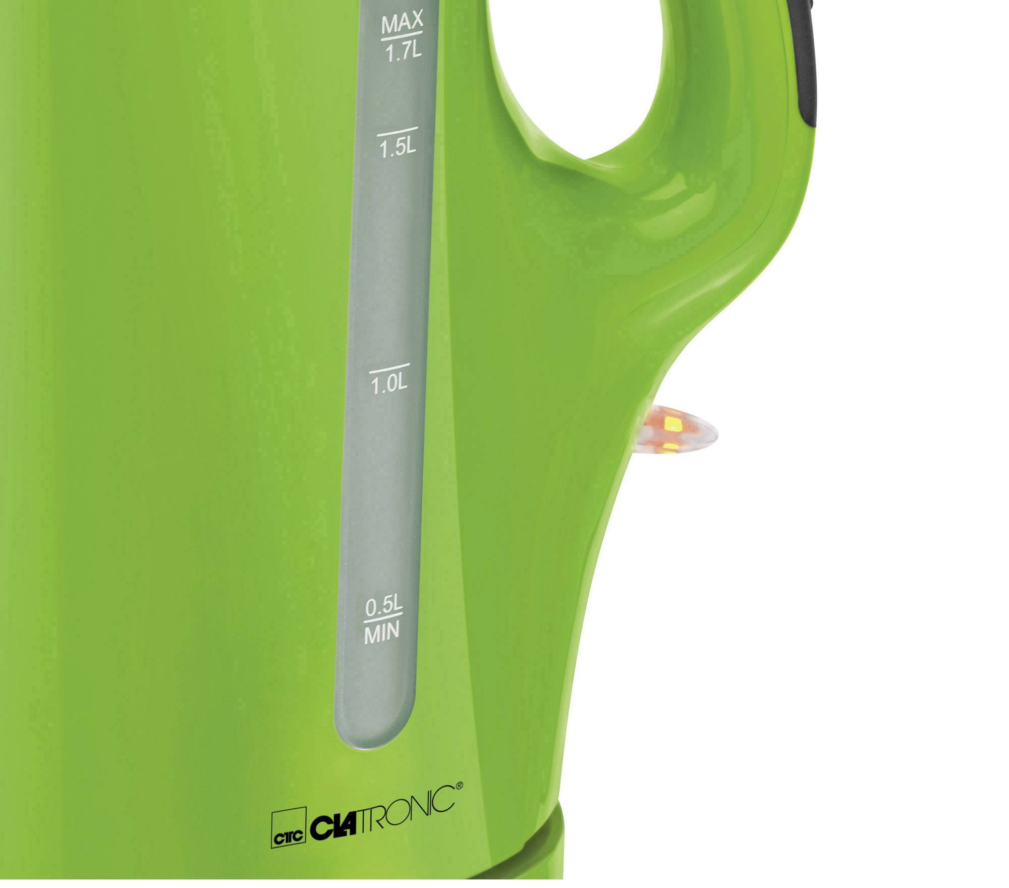 Clatronic WK 3445 Wasserkocher schnurlos Grün