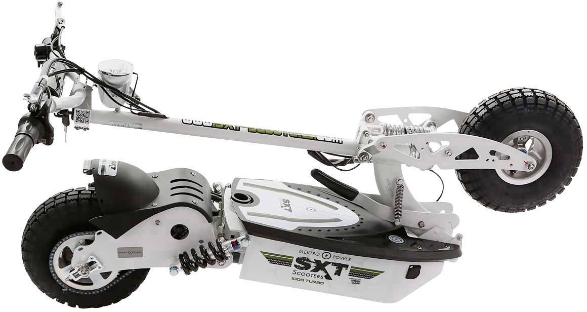 SXT Scooters ESC1000.3 Turbo E-Scooter Weiß Blei 36 V 12 Ah Straßenzulassung: Nein