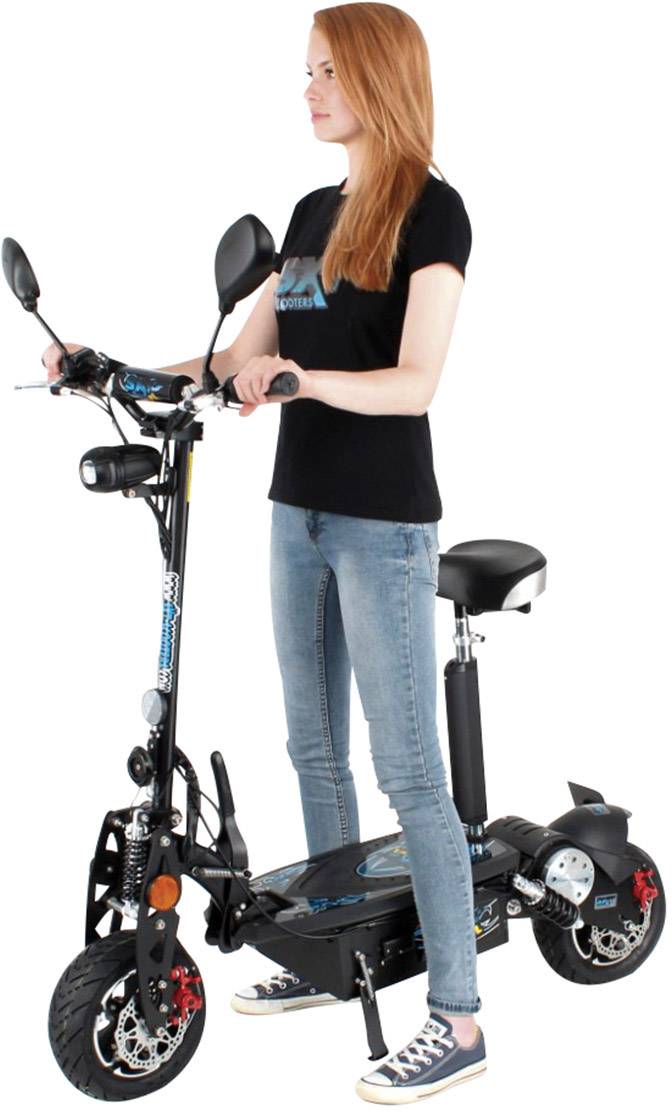 SXT Scooters ESC1000XLEEC.5 E-Scooter Schwarz Li-Ion 48V 30Ah Straßenzulassung: Deutschland