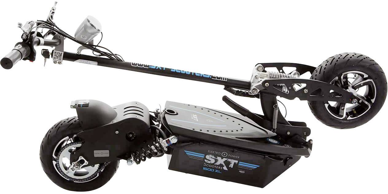 SXT Scooters ESC1000XL.1 E-Scooter Schwarz Blei 48V 12Ah Straßenzulassung: Nein