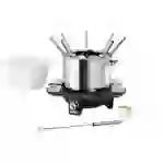 Unold Elegance Fondue 1000W mit manueller Temperatureinstellung Edelstahl, Schwarz Unold Elegance Fondue 1000W mit manueller Temperatureinstellung Edelstahl, Schwarz