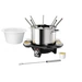 Unold Elegance Fondue 1000W mit manueller Temperatureinstellung Edelstahl, Schwarz Unold Elegance Fondue 1000W mit manueller Temperatureinstellung Edelstahl, Schwarz