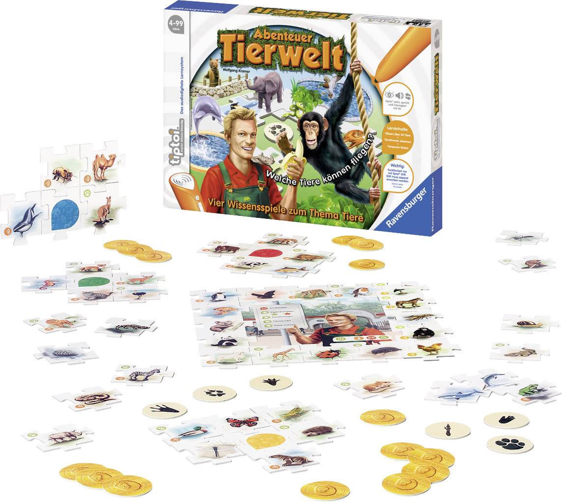 Ravensburger tiptoi® Abenteuer Tierwelt Abenteuer Tierwelt 00513