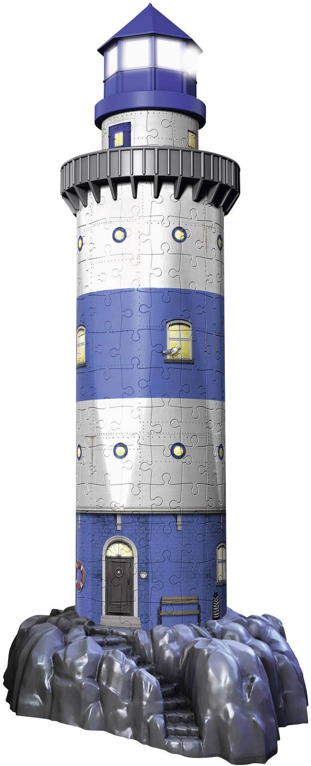Ravensburger 3D Puzzle Leuchtturm bei Nacht 12577 Leuchtturm bei Nacht 1St.