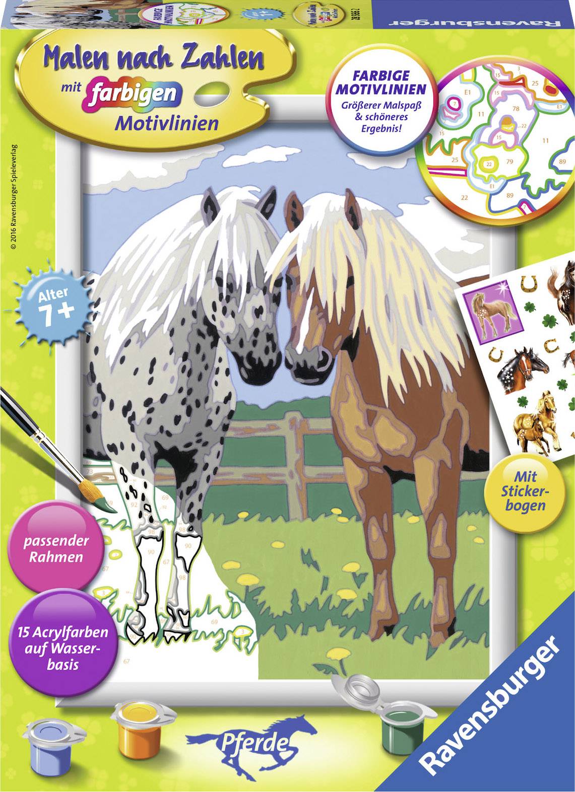 Ravensburger Malen nach Zahlen - Glückliche Pferde