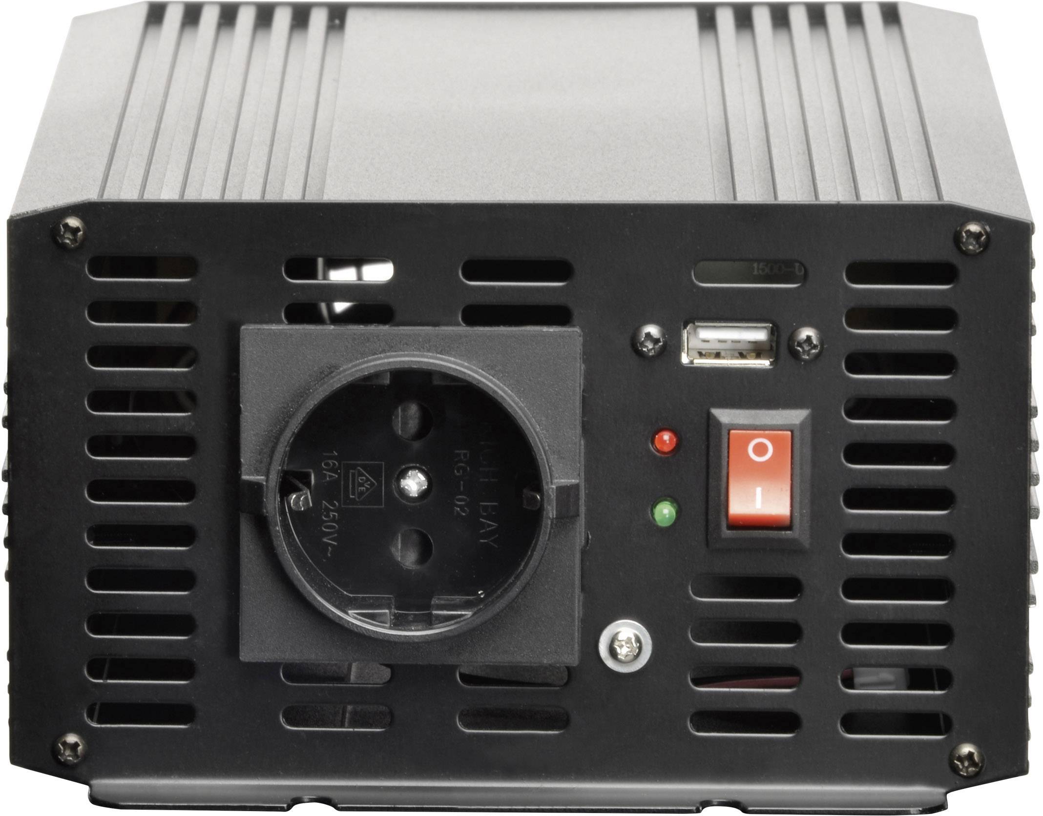 Wechselrichter VOLTCRAFT MSW 2000-12-G 2000 W 10.5 - 15 V/DC Schraubklemmen