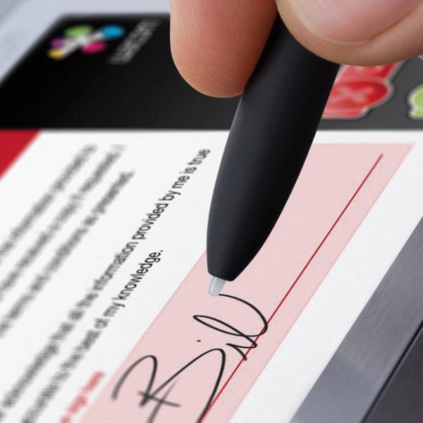 Wacom Signature Pad STU-530 USB Stift-Display, Unterschriften-Pad Silber