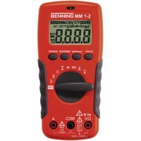 Benning MM 1-2 Hand-Multimeter digital CAT II 1000 V, CAT III 600 V Anzeige (Counts): 2000 Benning MM 1-2 Hand-Multimeter digital CAT II 1000 V, CAT III 600 V Anzeige (Counts): 2000