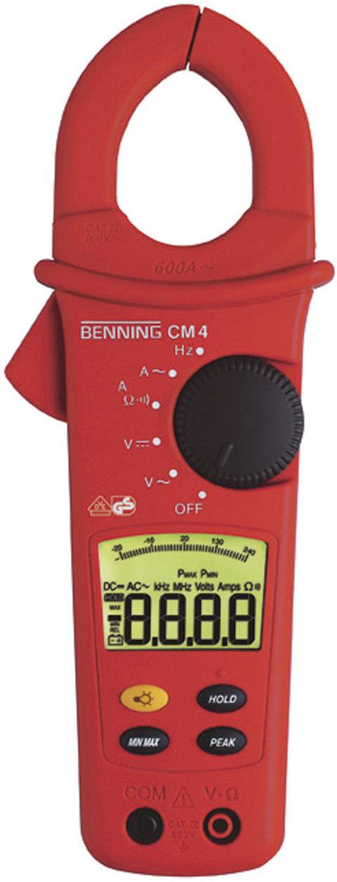 Benning CM 4 Stromzange, Hand-Multimeter digital CAT III 600 V Anzeige (Counts): 4000