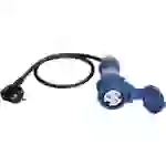 Benning 044143 Messadapter Schutzkontakt-Stecker - CEE-Cara-Kupplung Blau Benning 044143 Messadapter Schutzkontakt-Stecker - CEE-Cara-Kupplung Blau