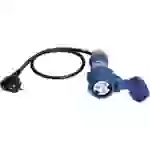 Benning 044144 Messadapter Schutzkontakt-Stecker - CEE-Cara-Kupplung Blau Benning 044144 Messadapter Schutzkontakt-Stecker - CEE-Cara-Kupplung Blau
