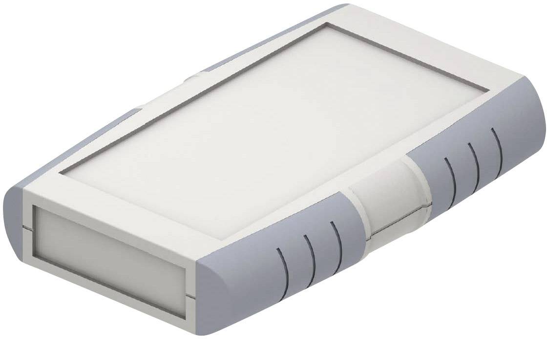Axxatronic CHH661NGY Hand-Gehäuse 145 x 95 x 25 ABS Lichtgrau 1St.