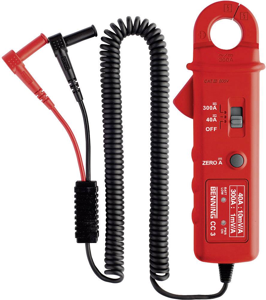 Benning CC 3 Stromzangenadapter Messbereich A/AC (Bereich): 1 - 300A Messbereich A/DC (Bereich): 1 - 300A