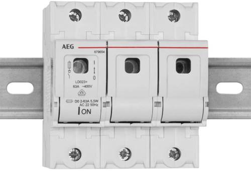 Sicherungs-Lasttrennschalter 3polig 63A 400 V/AC, 250 V/DC 2460565