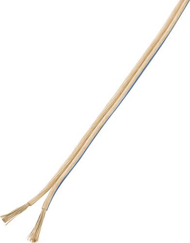 TRU Components 1564198 Lautsprecherkabel 2 x 2.5 mm² Transparent 10 m