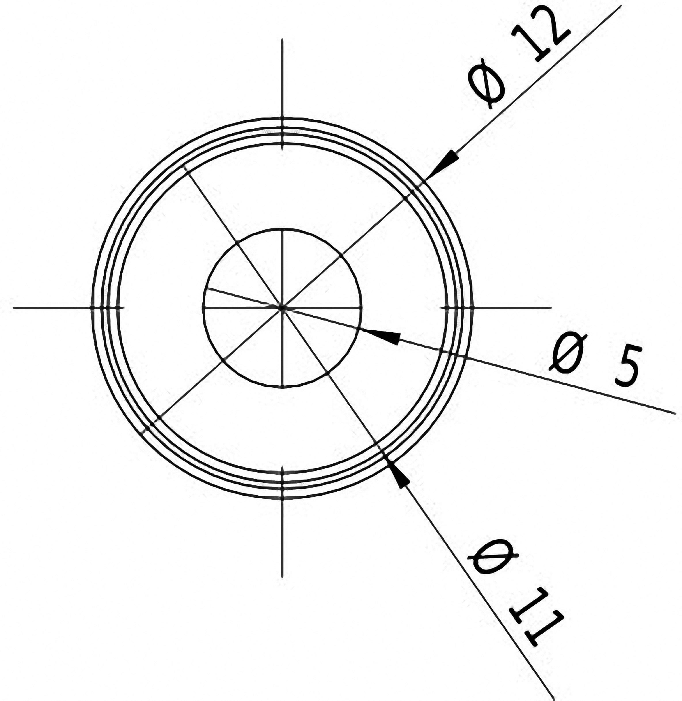 Picotronic Lasermodul Punkt Rot 1mW DG650-1-3(12x34)