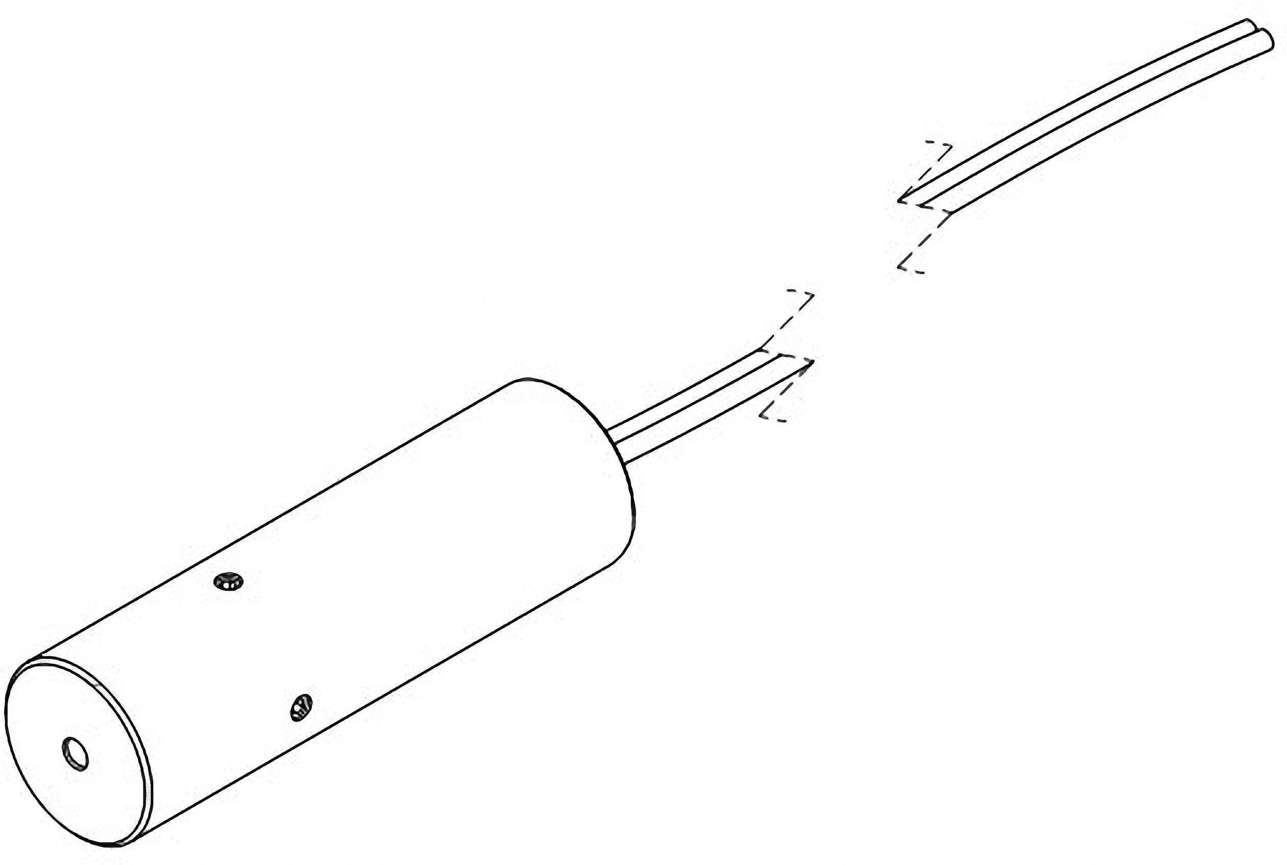 Picotronic Lasermodul Punkt Rot 1mW DBI650-1-3-FA(12x40)-F3400