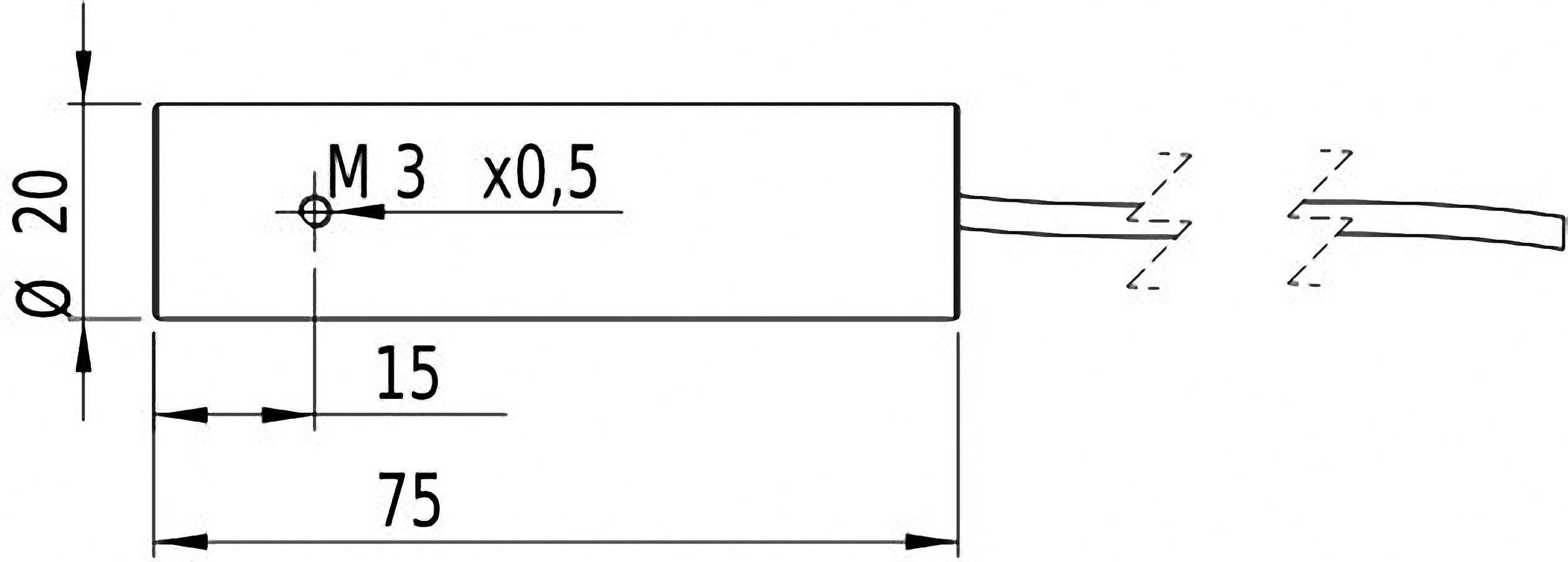 Picotronic Lasermodul Linie Rot 5mW LE650-5-3(20x75)30-C3000