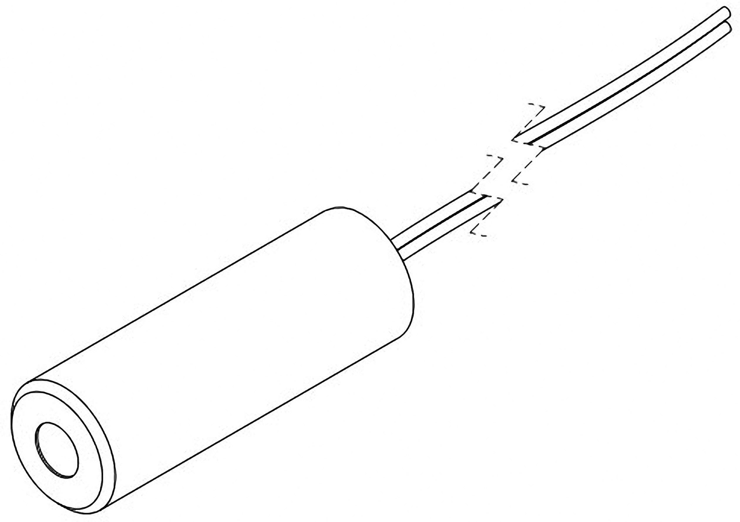 Picotronic Lasermodul Kreuzlinie Rot 2mW CB635-2-3(16x45)-F1000
