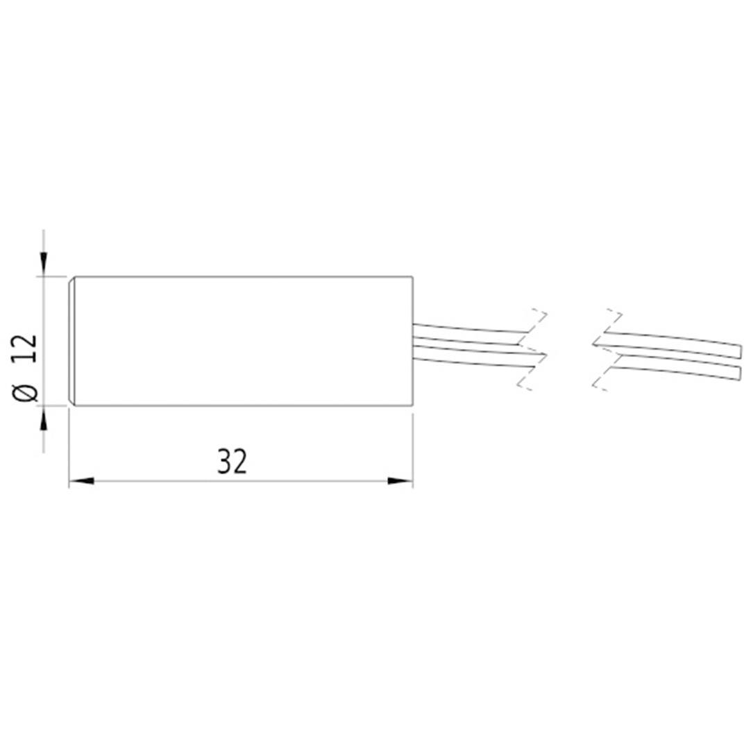 Picotronic Lasermodul Linie Rot 5mW LD650-5-3(12x32)45
