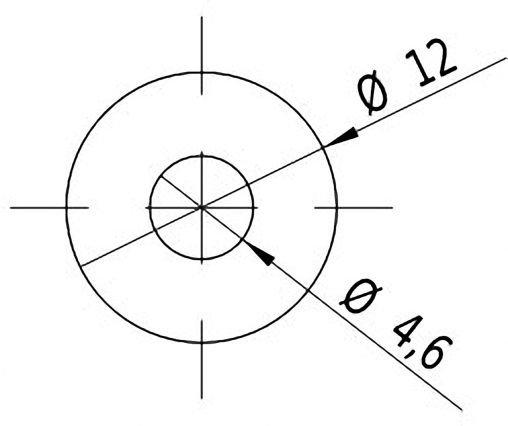Picotronic Lasermodul Punkt Rot 1mW DD635-1-24(12x45)-WP