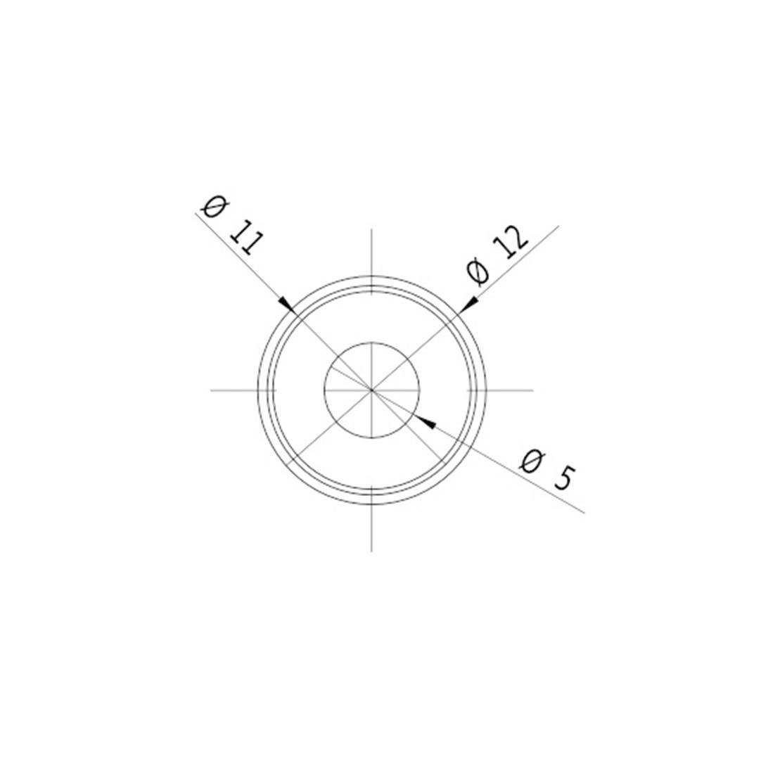 Picotronic Lasermodul Punkt Rot 1mW DDI635-1-24(12x45)-C3000