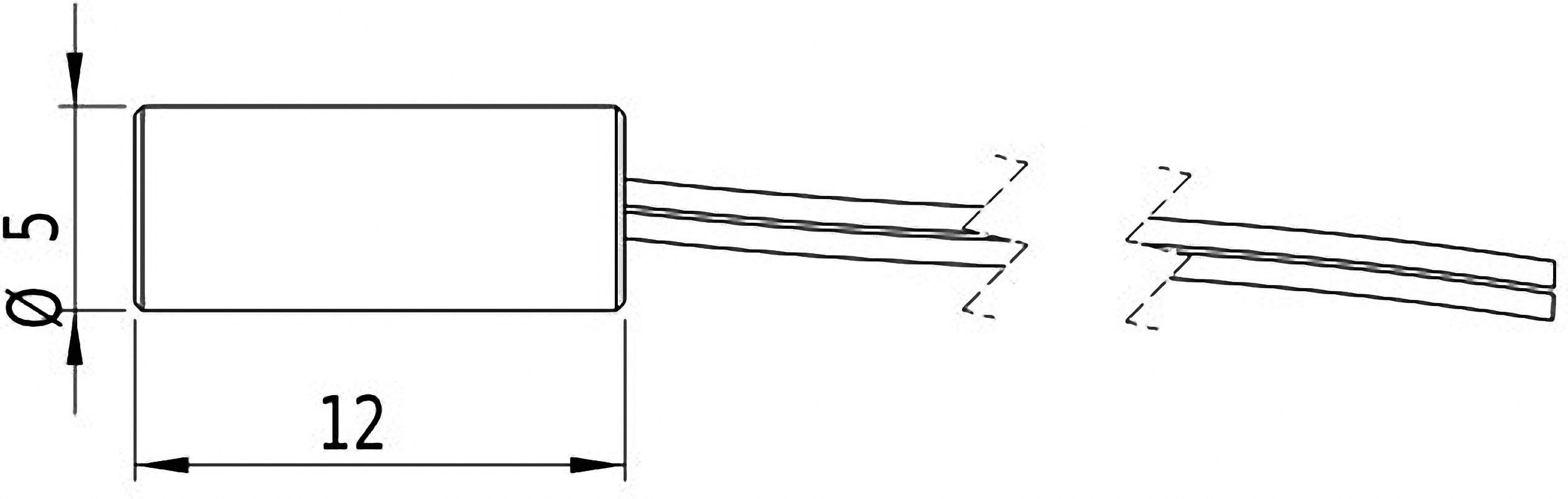 Picotronic Lasermodul Punkt Rot 1mW DI650-1-3(5x12)