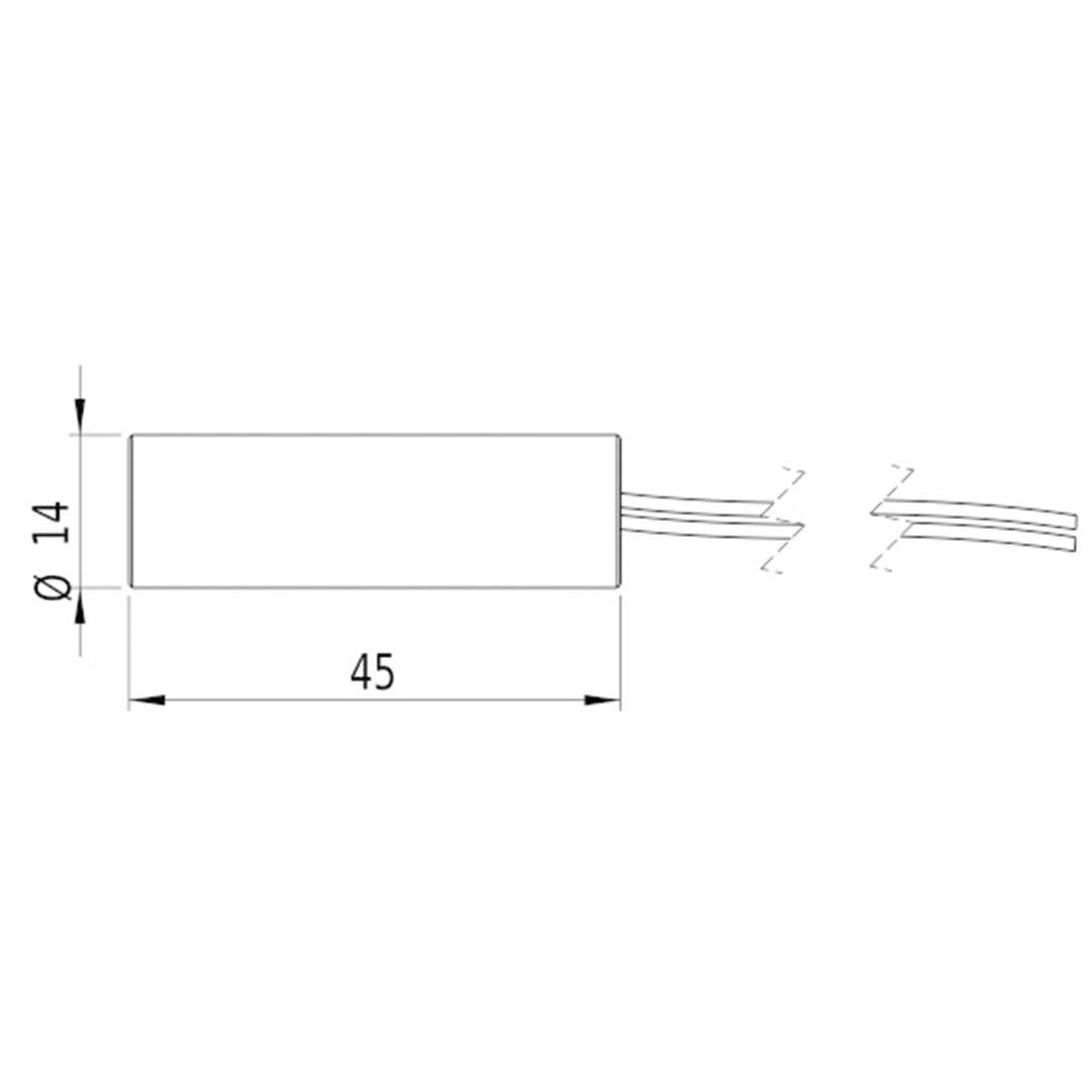 Picotronic Lasermodul Linie Rot 16mW LH650-16-3(14x45)