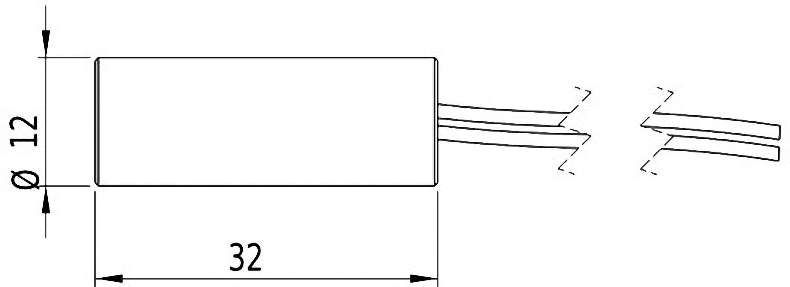 Picotronic Lasermodul Linie Rot 4mW LH635-4-3(12x32)