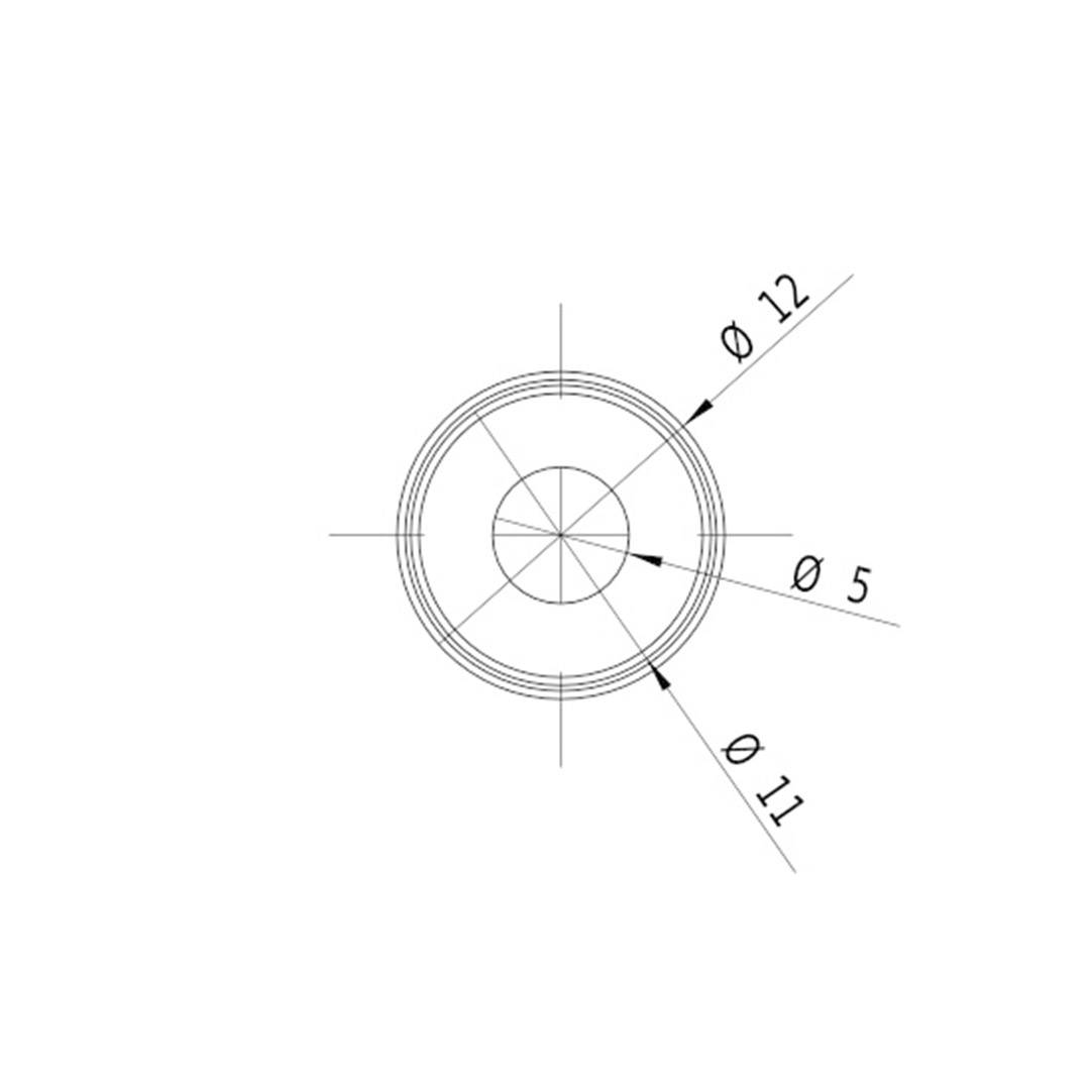 Picotronic Lasermodul Punkt Rot 0.4mW DD635-0.4-3(12x34)