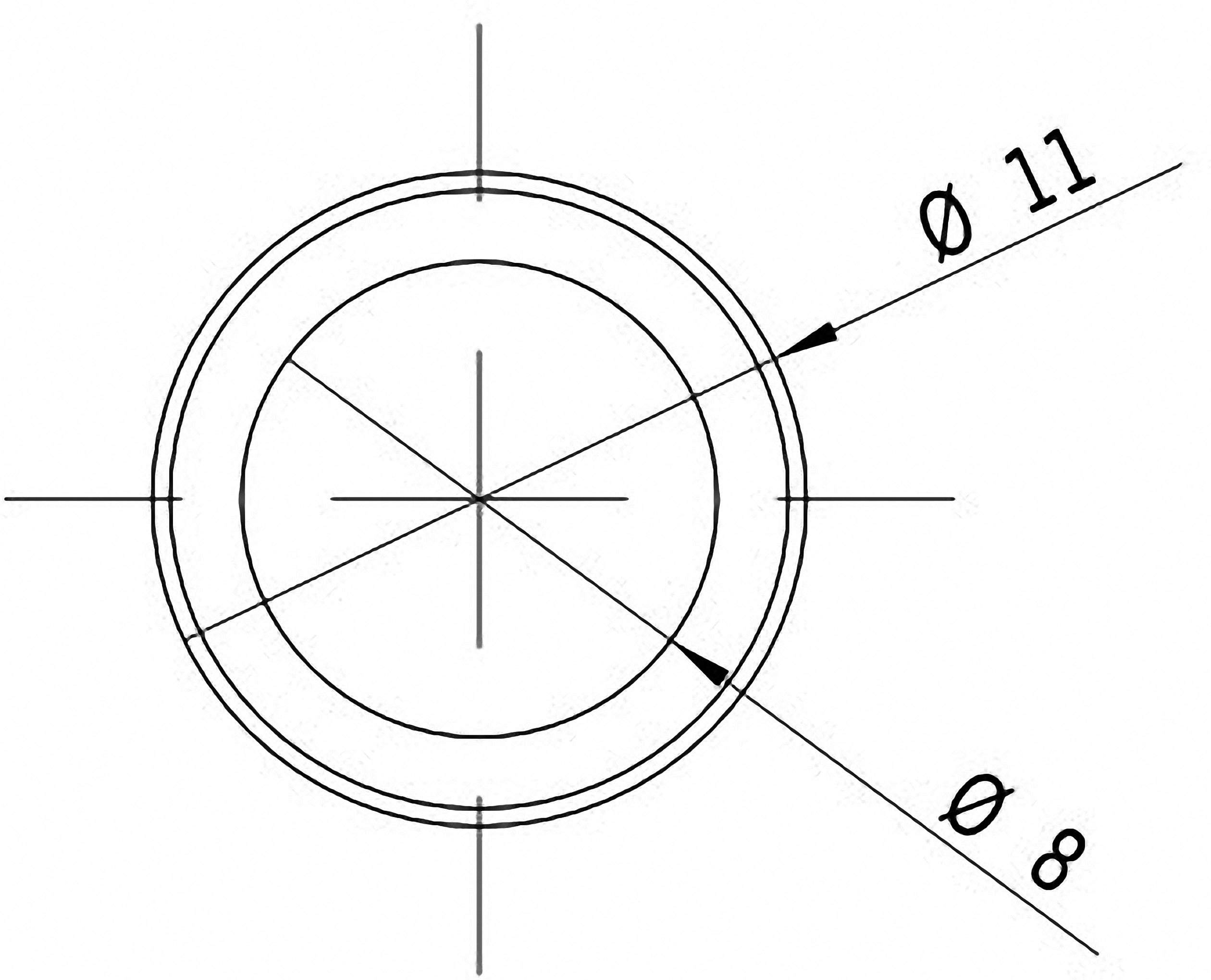 Picotronic Lasermodul Punkt Rot 1mW DA635-1-3(11x60)