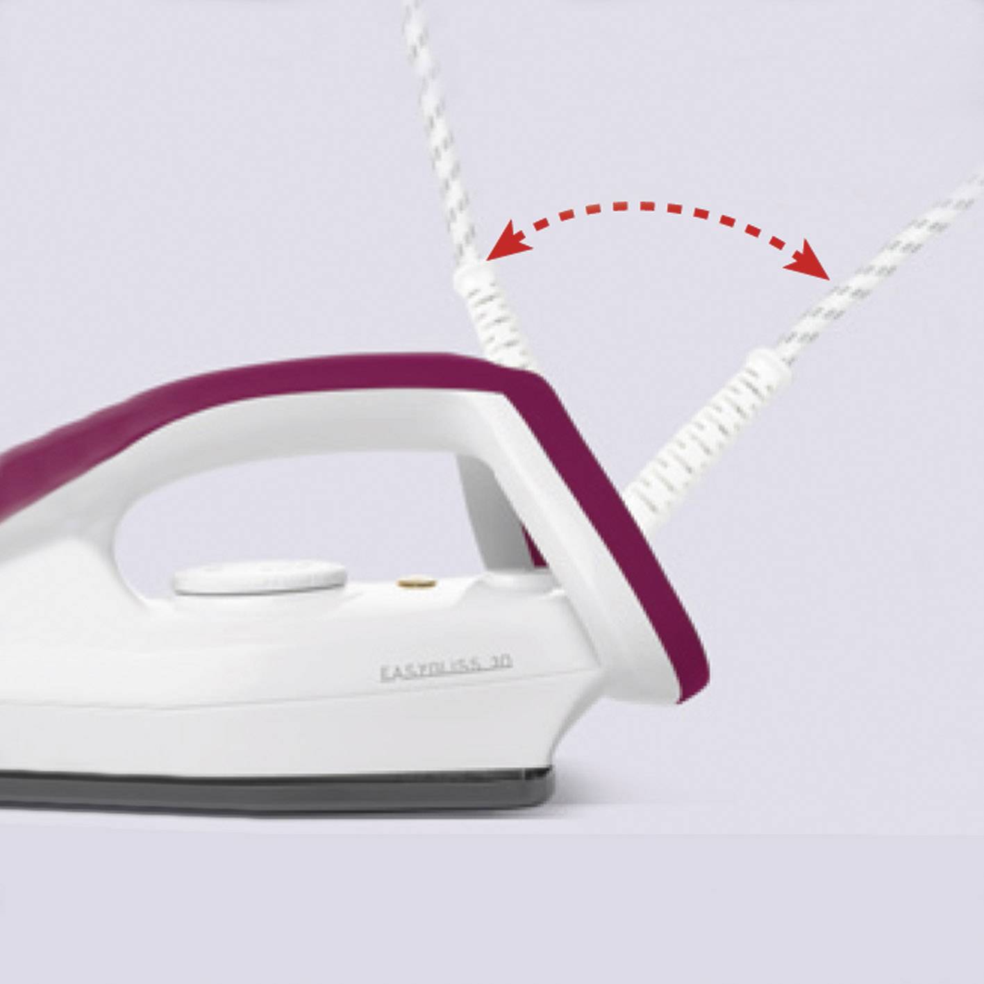 Tefal FS4030 Bügeleisen Weiß, Dunkelrot 1200W