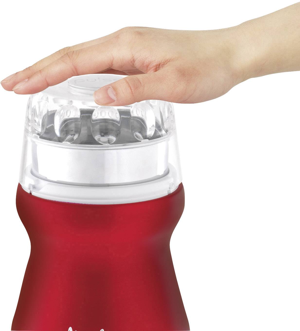 Moulinex AR1105 AR1105 Kaffeemühle Rot (metallic) Edelstahl-Schlagmesser