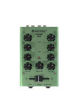 Omnitronic GNOME-202 2-Kanal DJ Mixer Grün