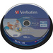 Verbatim 43804 Blu-ray BD-R Rohling 25 GB 10 St. Spindel Bedruckbar