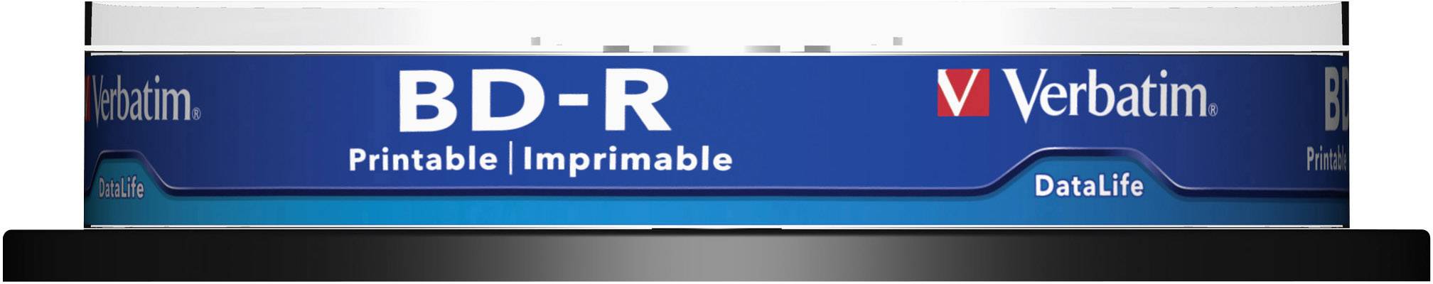 Verbatim 43804 Blu-ray BD-R Rohling 25GB 10 St. Spindel Bedruckbar