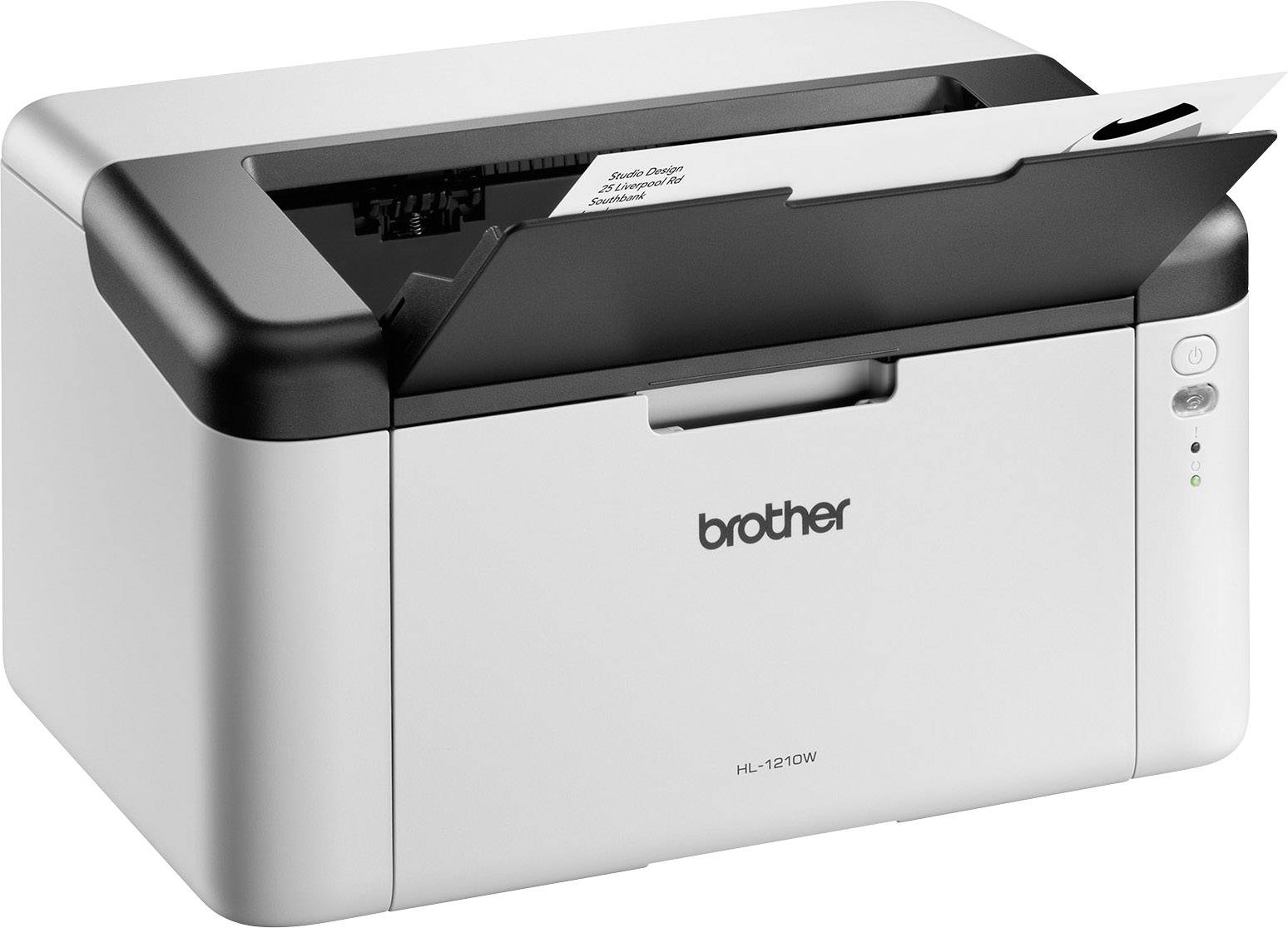 Brother HL-1210W Schwarzweiß Laser Drucker A4 20 S./min 2400 x 600 dpi USB, WLAN