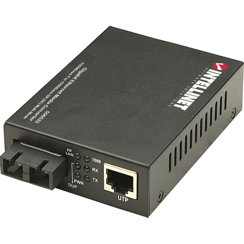 Convertisseur de média réseau Intellinet 506533 LAN, SC Duplex 1 GBit/s
