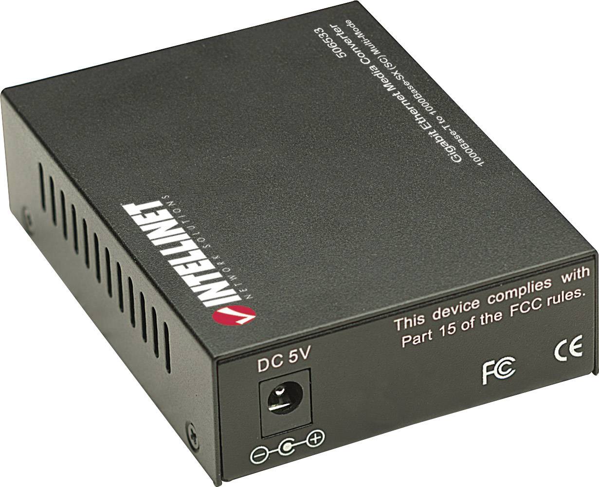 Intellinet 506533 LAN, SC Duplex Netzwerk-Medienkonverter 1 GBit/s