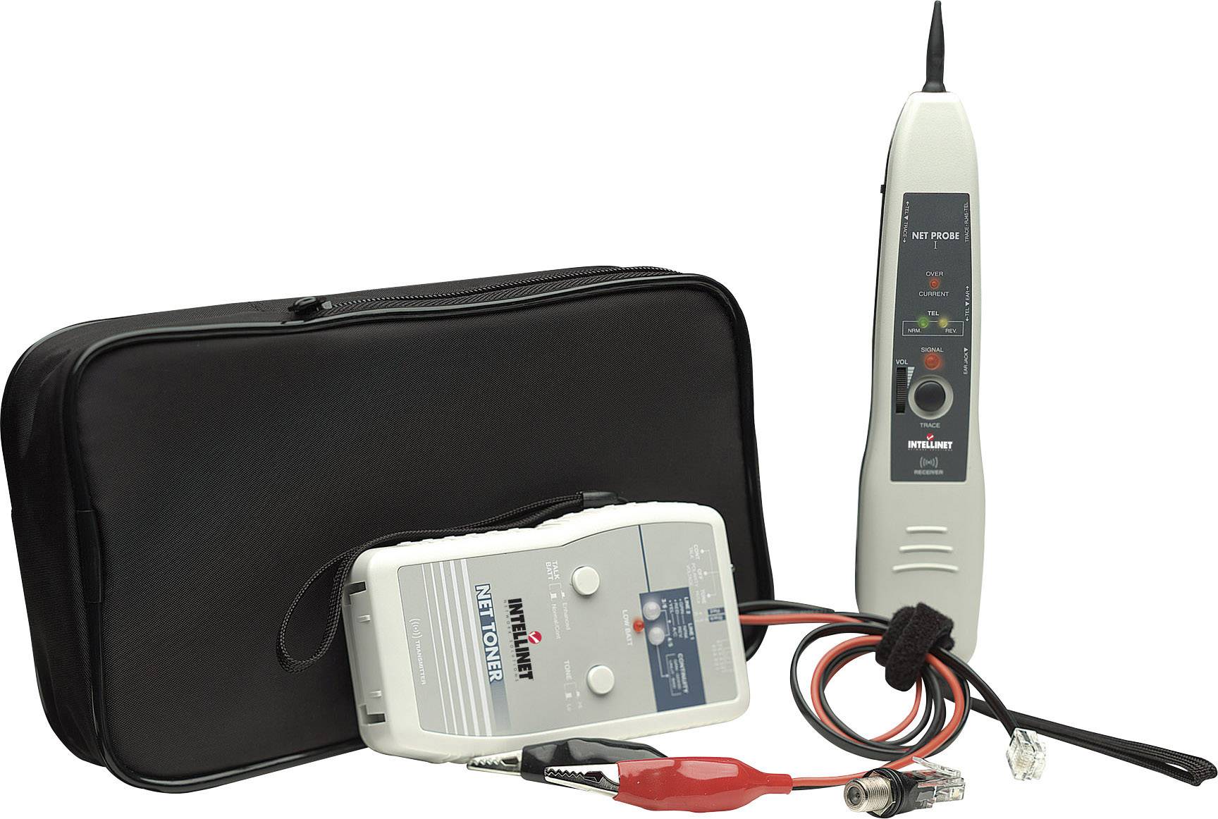 Intellinet 515566 Netzwerktester Passend für (Netzwerk-Spezifikationen (CAT)): CAT 6a, CAT 6, CAT 5e, CAT 5, CAT 4, CAT 3