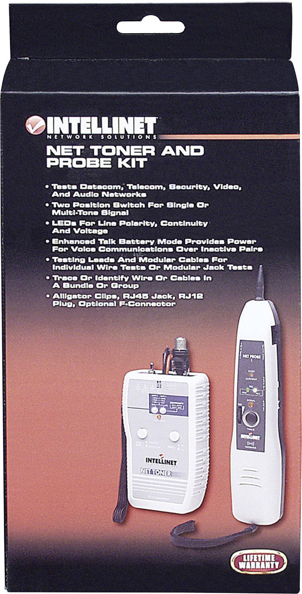 Intellinet 515566 Netzwerktester Passend für (Netzwerk-Spezifikationen (CAT)): CAT 6a, CAT 6, CAT 5e, CAT 5, CAT 4, CAT 3