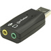 Manhattan Hi-Speed USB 3-D Audio Adapter 2.1 Soundkarte, Extern externe Kopfhöreranschlüsse