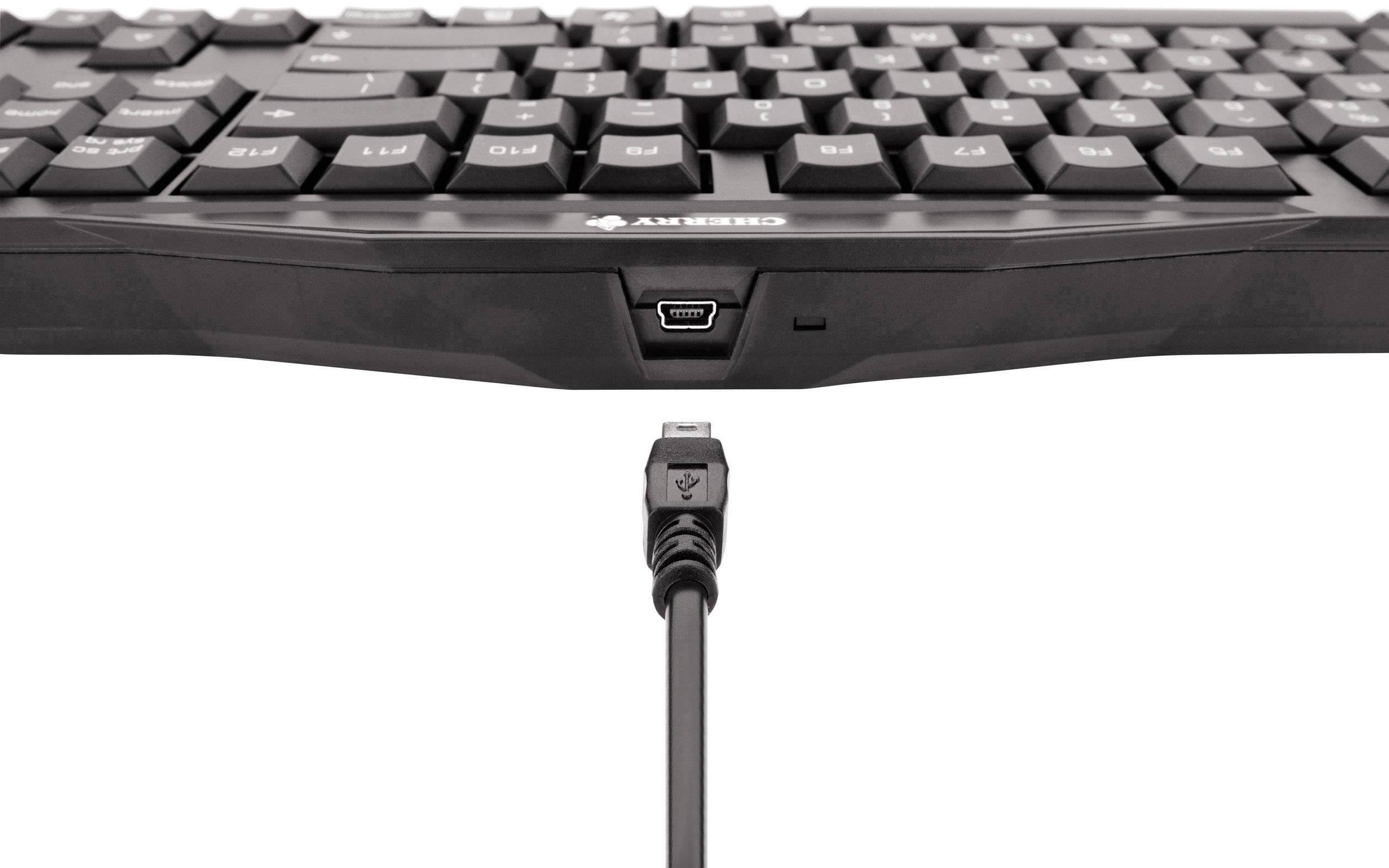 CHERRY MX-Board 3.0 USB Tastatur Deutsch, QWERTZ Schwarz Switch: Red