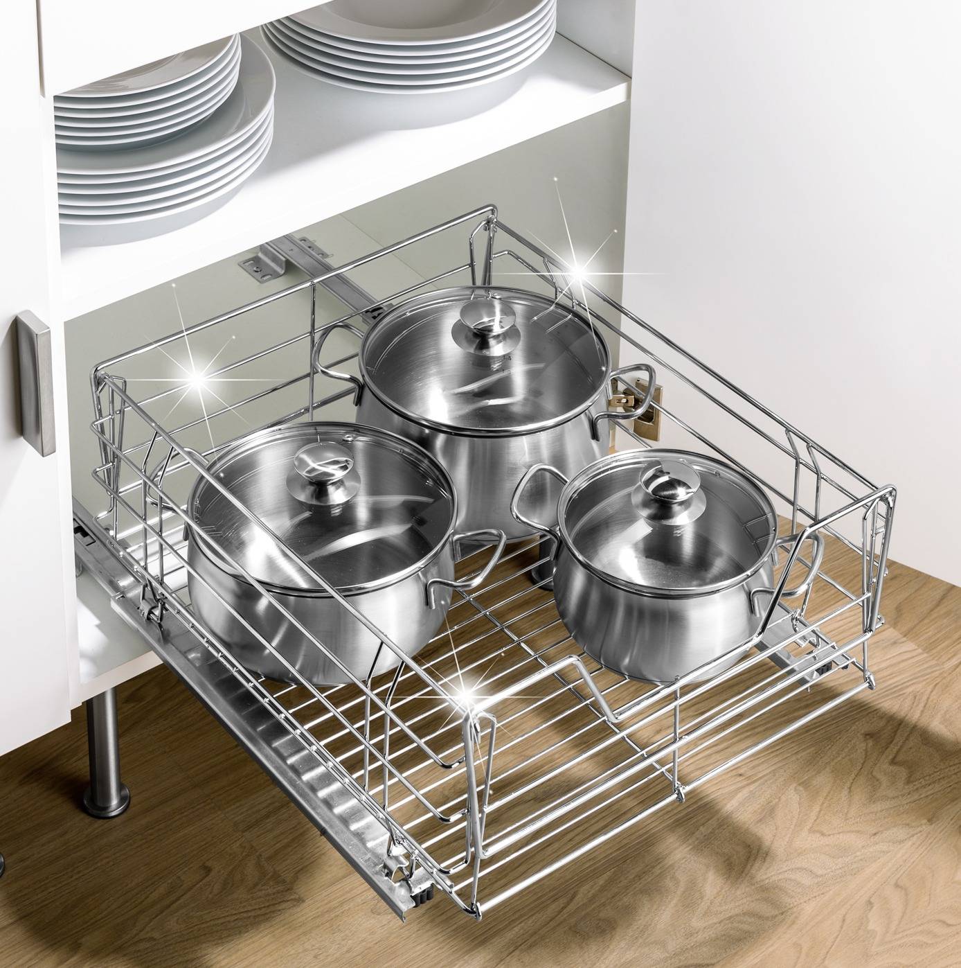 Wenko Schrankauszug Maxi, ausziehbare Ablage