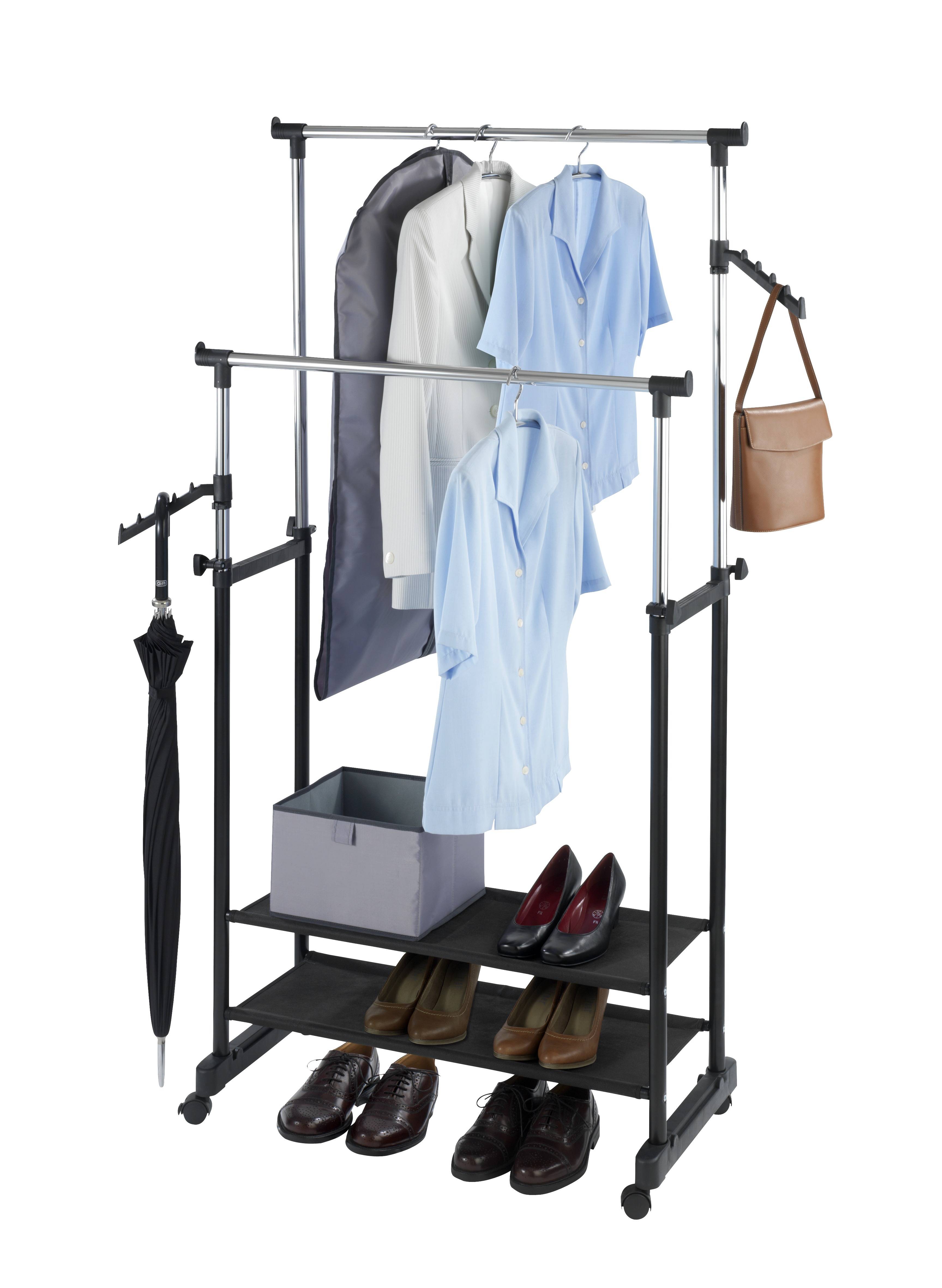 Wenko Kleiderständer All In, höhenverstellbar, 4 Rollen 4364000800