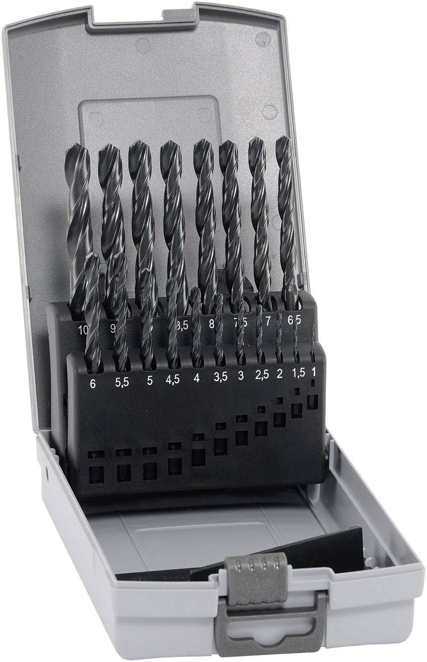Alpen 802311100 HSS Metall-Spiralbohrer-Set 19teilig DIN 338 Zylinderschaft 1 Set