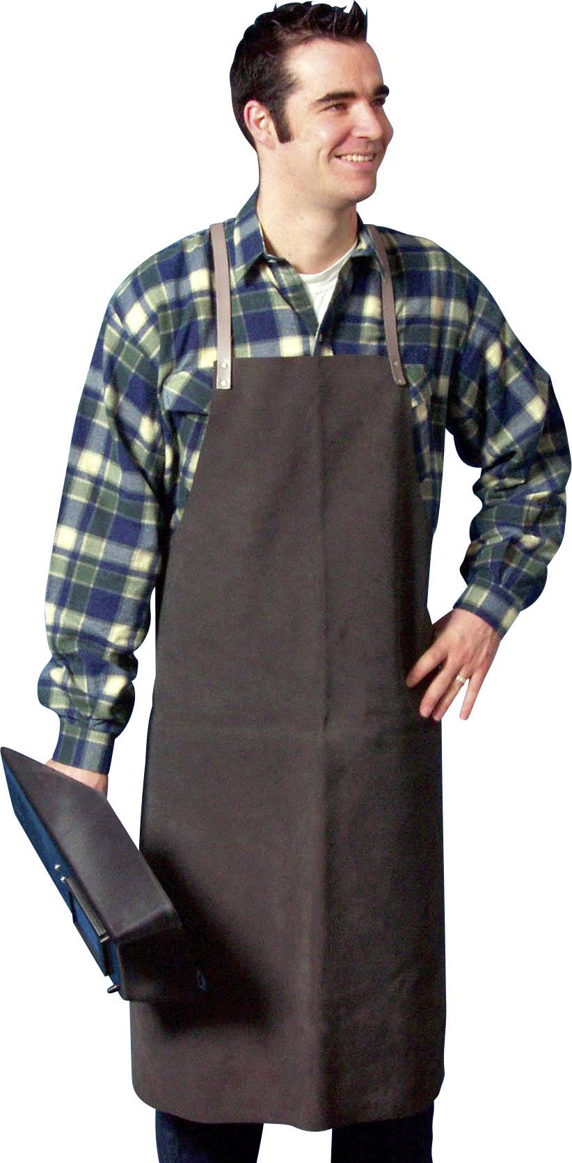 Leipold Doehle 3001 Spaltlederschürze Material (Details): Rindnarbenleder