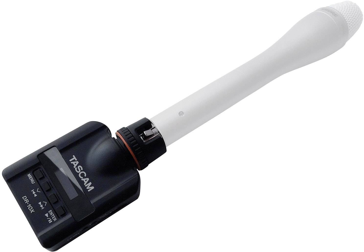 Tascam DR-10X Mobiler Audio-Recorder Schwarz