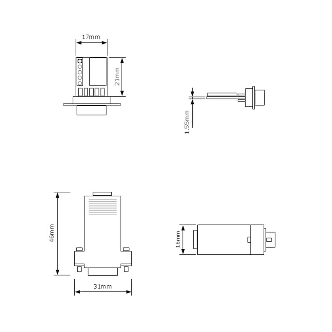 Taskit 545758 Bluetooth-Adapter 1 St.