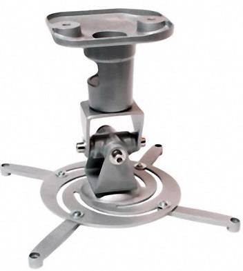 LogiLink BP0001 Beamer-Deckenhalterung Neigbar, Drehbar Boden-/Deckenabstand (max.): 22cm Silber